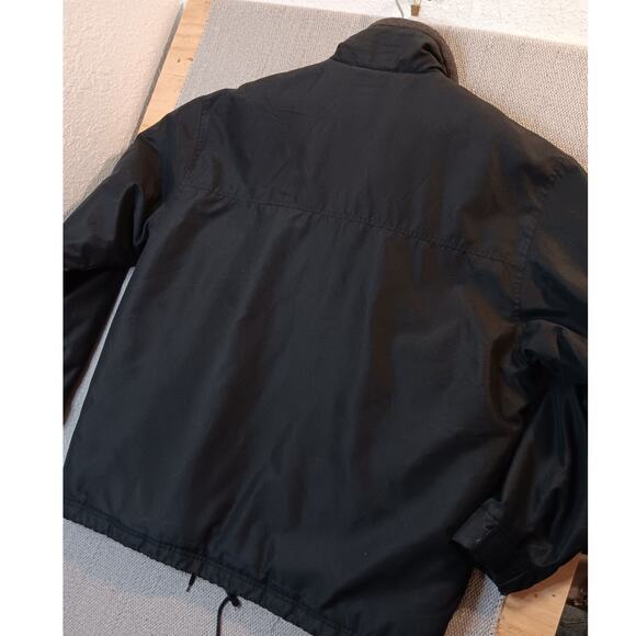Timberland Waterproof Bomber Jacket XL Black Logo Full Zip Outdoors Mariners - Picture 8 of 12